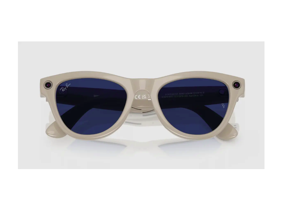 Ray-Ban Meta Skyler Gen 1 High Bridge FIT Shiny Chalky Gray Clear/Sapphire Transitions 52-20 [2]