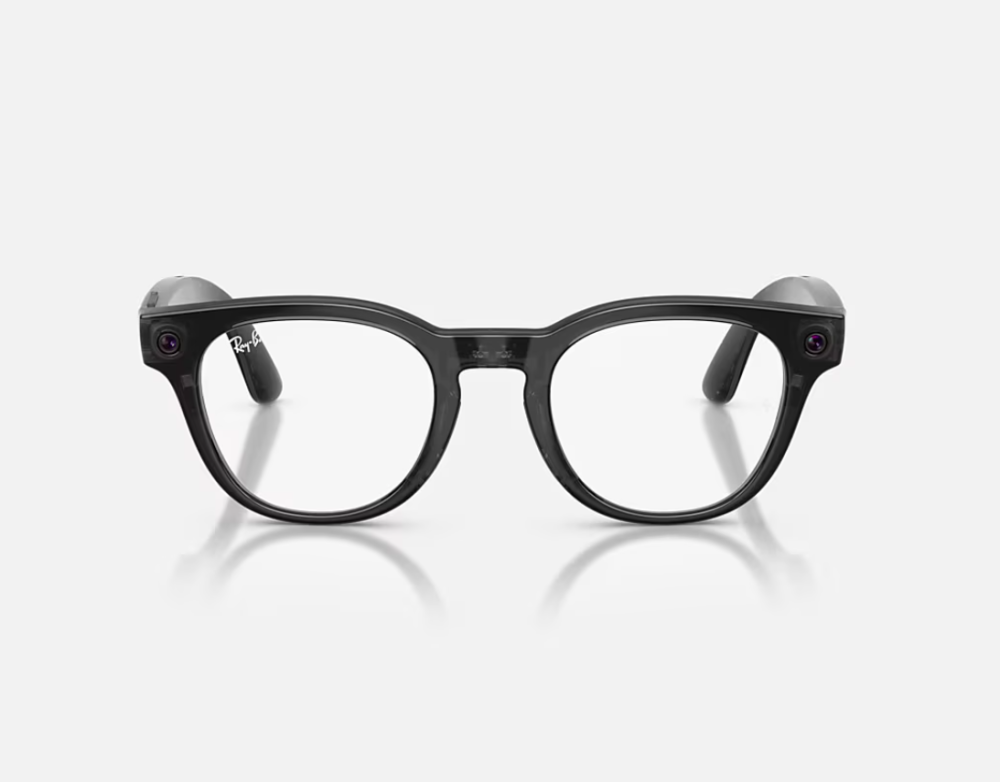 Ray-Ban Meta Scriber Optics Gen 2 Universal Fit Shiny Transparent Black Demo Lens 49-22 [2]
