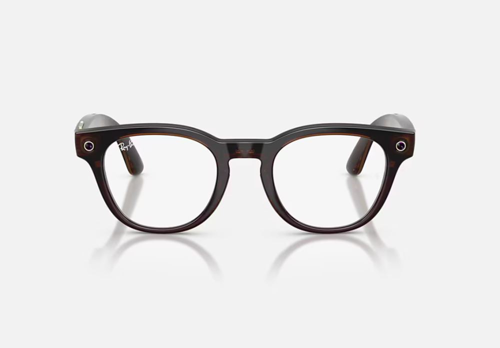 Ray-Ban Meta Scriber Optics Gen 2 Universal Fit Shiny Transparent Umber Demo Lens 49-22 [2]