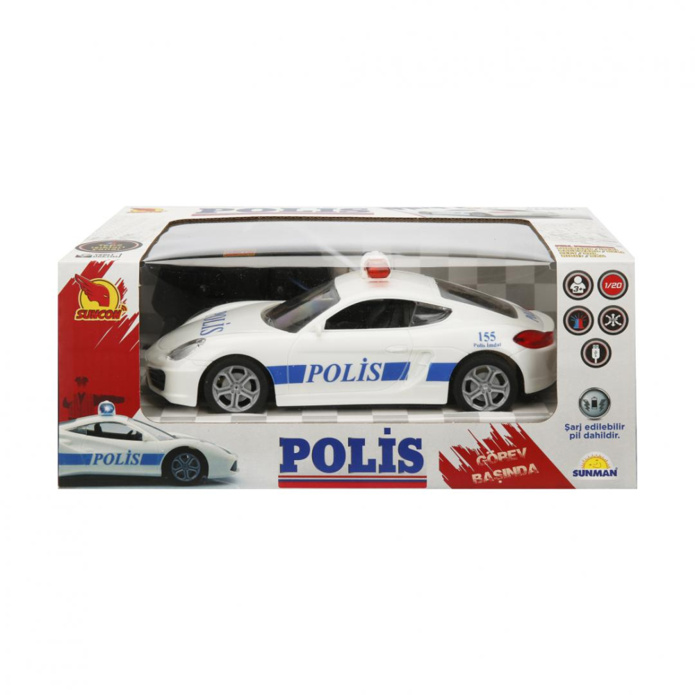 REMOTE CONTROL POLICE CAR, AZTEC, SCALE 1:20 [8]