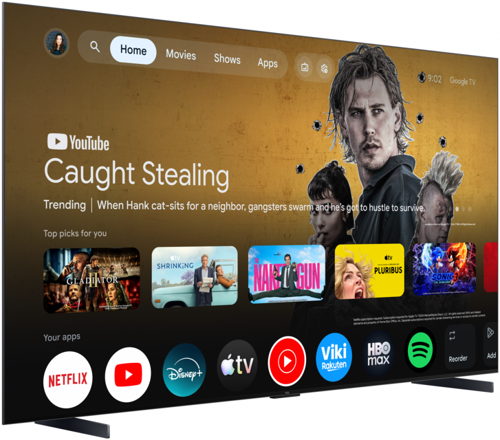 Televizor TCL RGB-MiniLed 98RM7L, 248 cm, Smart Google TV, 4K Ultra HD, 144Hz, Clasa D (Model 2026) [2]