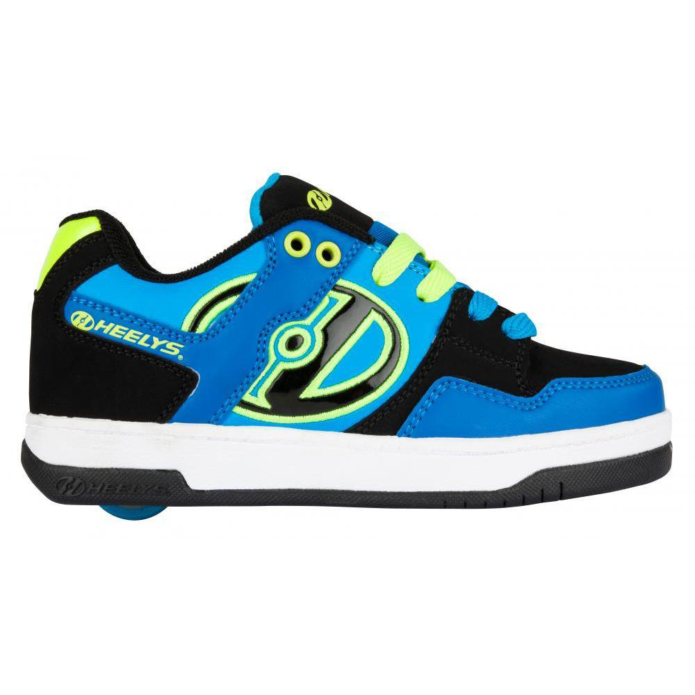 ROLE HEELYS FLOW 34 ALBASTRU NEGRU LIME [2]
