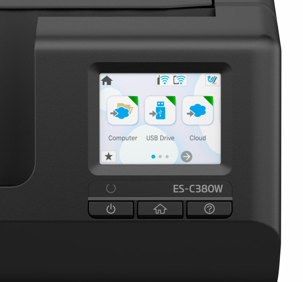 Scanner EPSON ES-C380W, A4, Automat, Sheetfed, USB + WLAN [2]