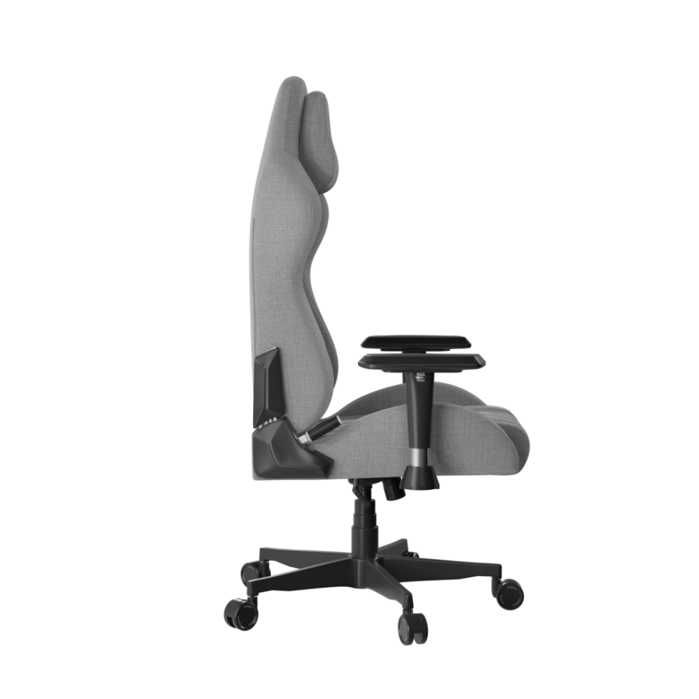 Scaun Gaming Hator Darkside 3M Fabric, pana in 120 kg, Gri [4]