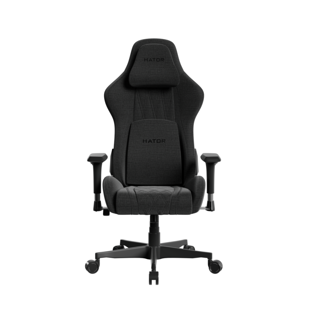 Scaun Gaming Hator Darkside 3M Fabric, pana in 120 kg, Negru [6]