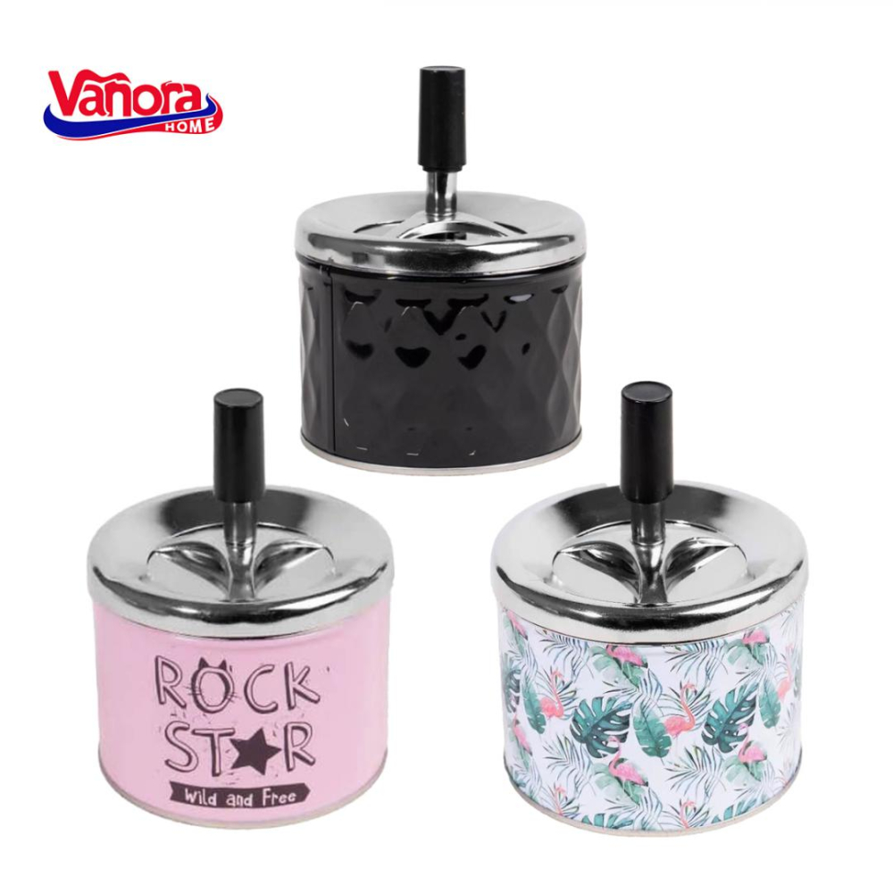 SCRUMIERA ANTI-VANT CU BUTON 9x11 CM [4]