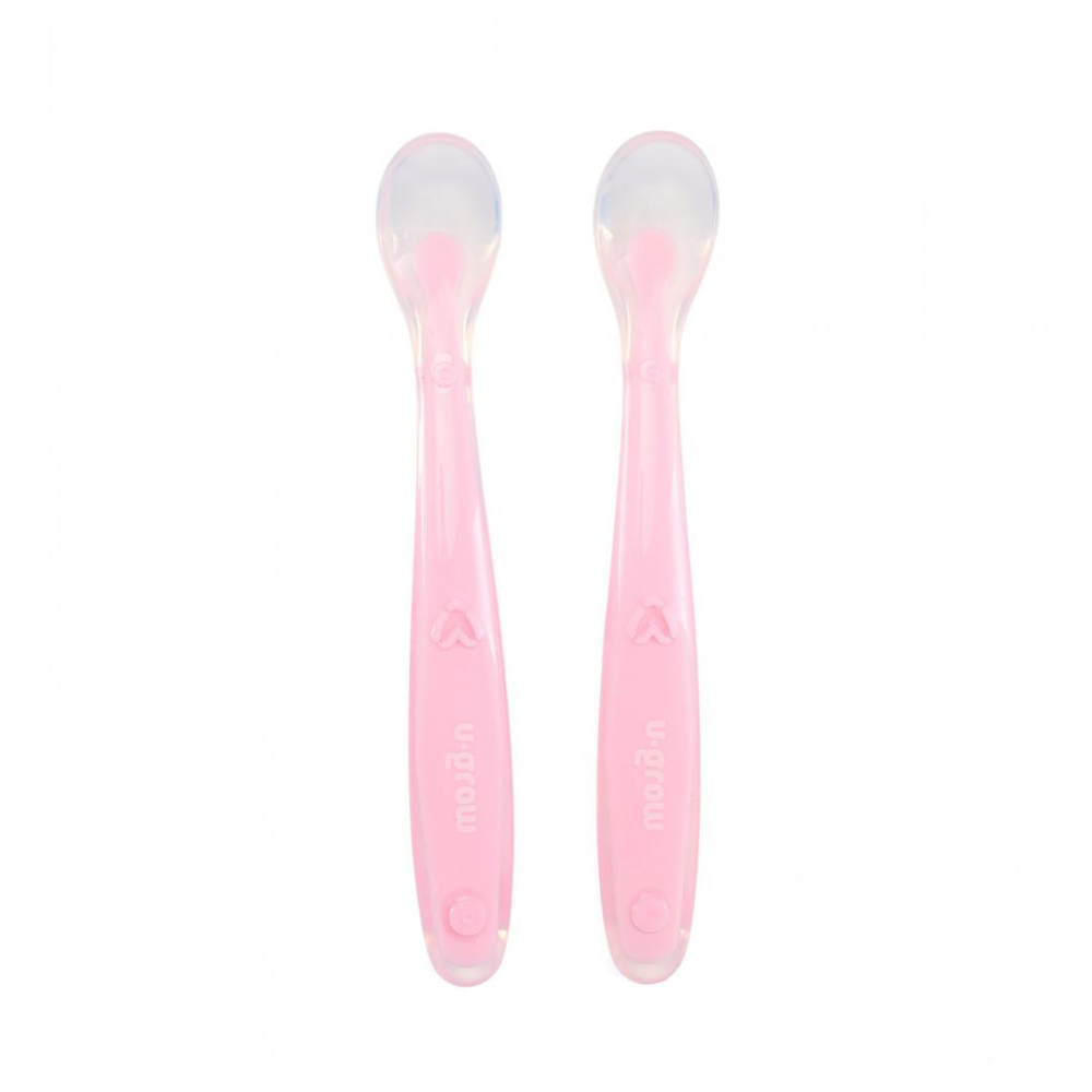 Set 2 lingurite silicon , roz, U-Grow [2]