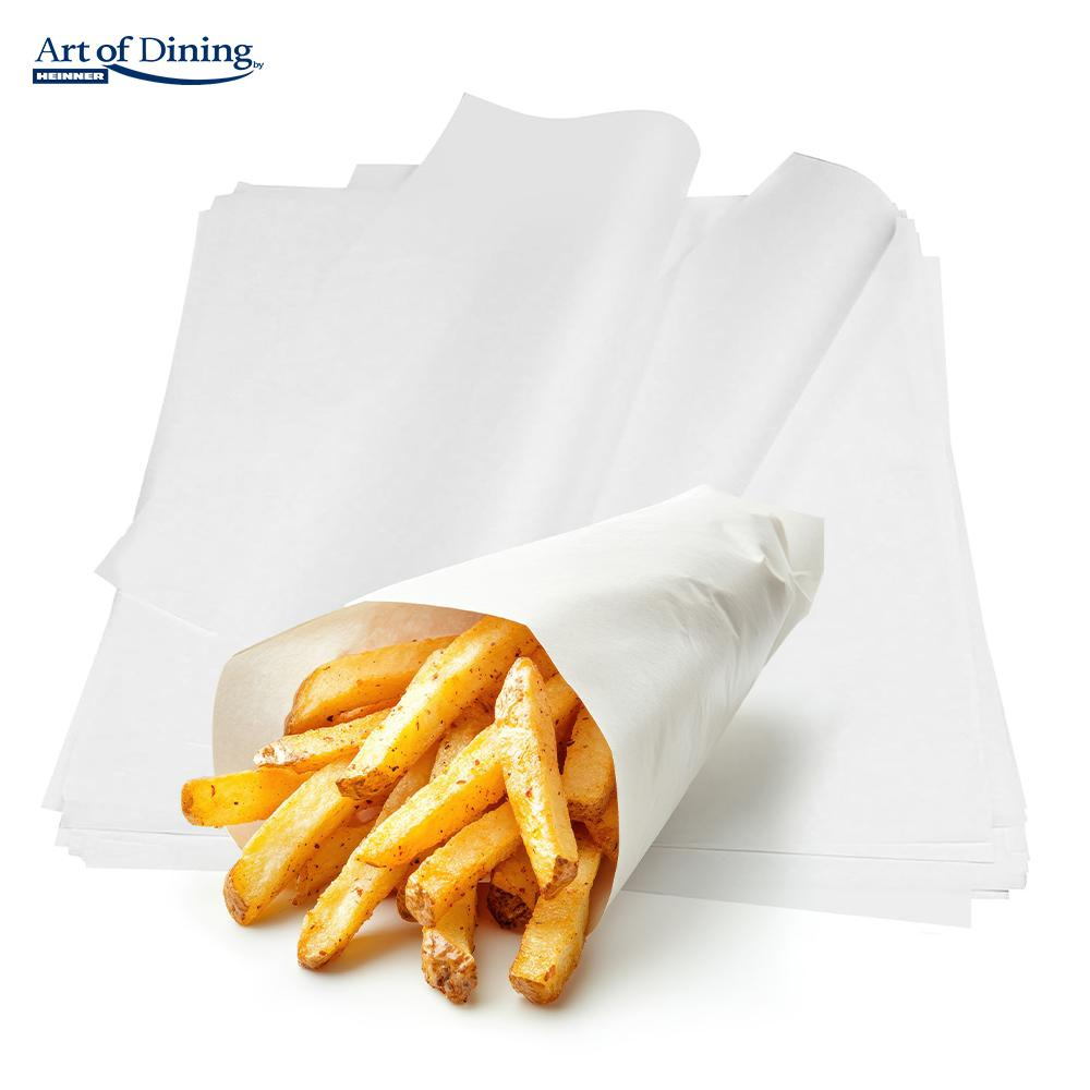 SET 500 BUCATI HARTIE IMPERMIABILA REZISTENTA LA GRASIME ALBA, 200 x 250 MM, ART OF DINING [7]
