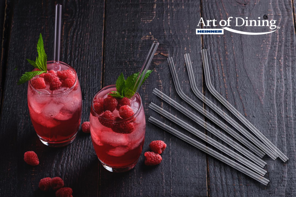 SET 6 PAIE DIN STICLA+PERIE PENTRU CURATARE, ART OF DINING BY HEINNER [8]