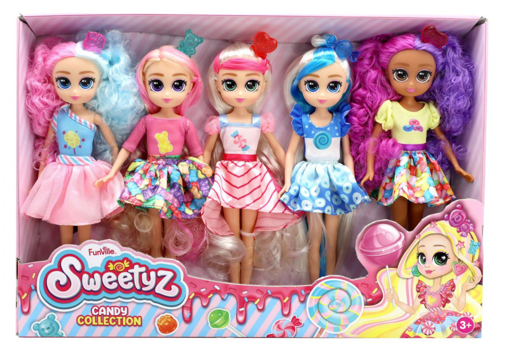 SET DE 5 PAPUSI, SWEETYZ, 23 CM [2]