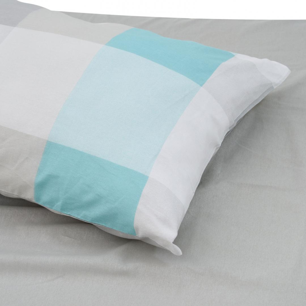 Set de pat king size bumbac,92gsm,Square [6]