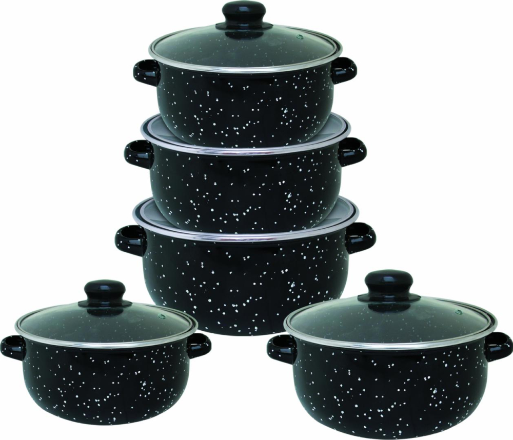 SET GATIT 10 PIESE EMAILAT , PETRA, VANORA HOME [3]