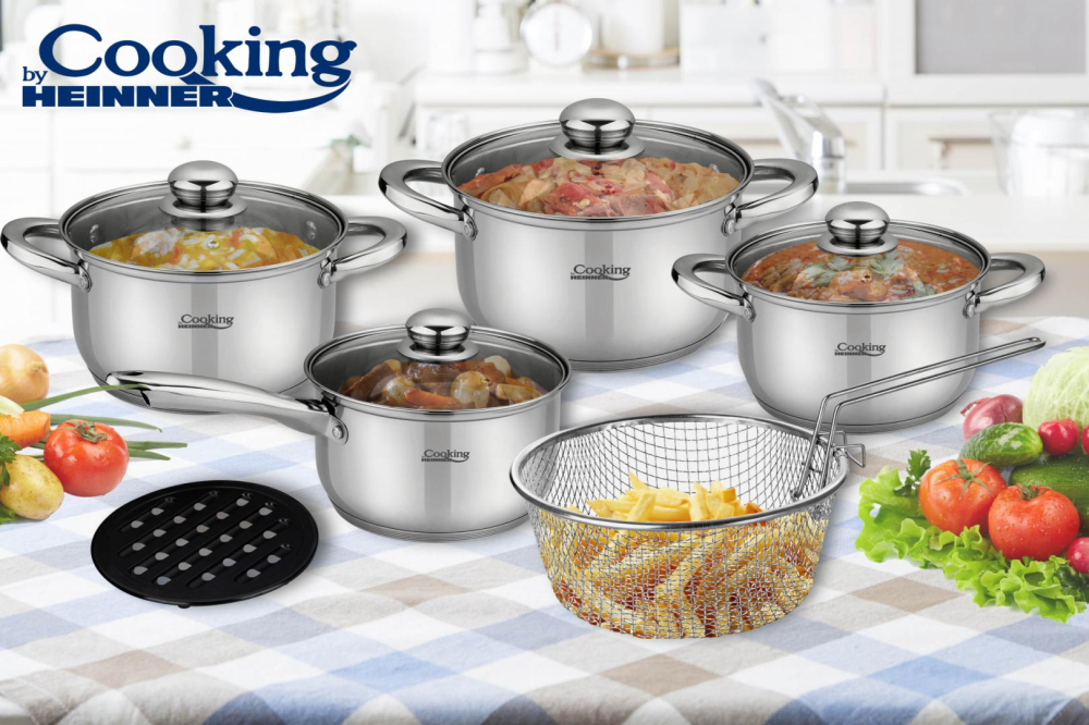 MADELINE, SET GATIT INOX 10 PIESE, COOKING BY HEINNER [7]