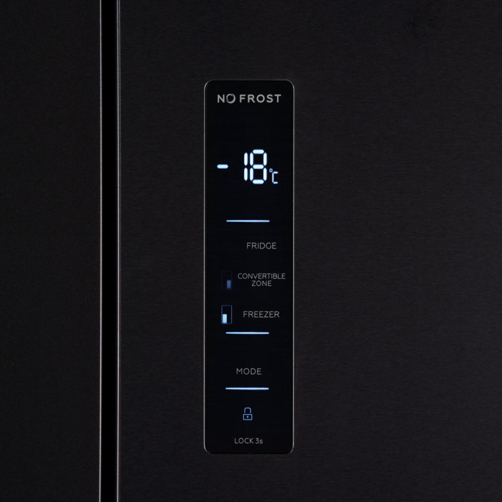 Side by Side HEINNER HSBS-HM600MDNFDXE++, No Frost, 600 L, Clasa E, Gri Antracit Texturat [2]