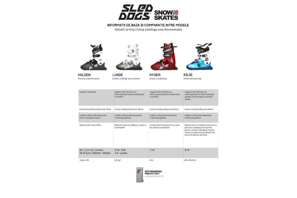 SNOWSKATES SLED DOGS K9.02- 260 mm, 40.5 [6]
