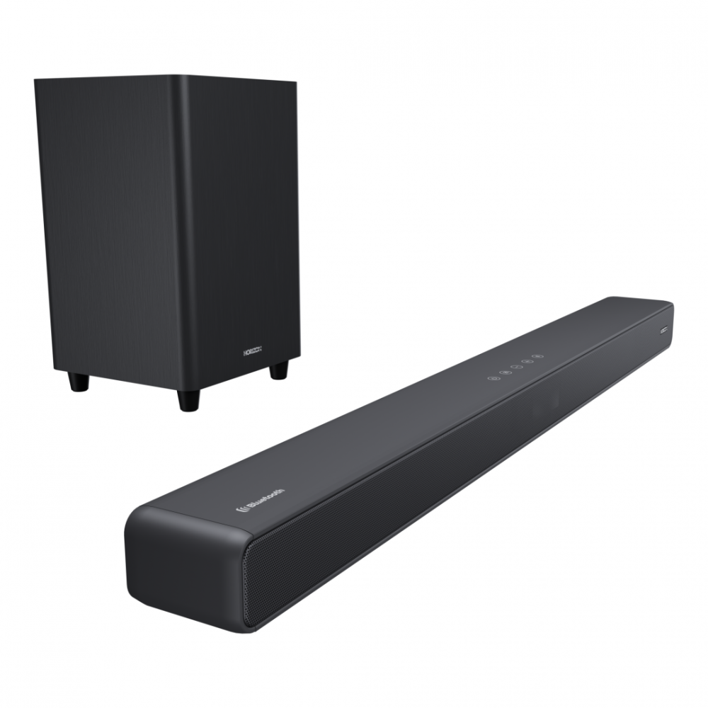 SOUNDBAR HORIZON HAV-S5950W / System 2.1 / Max Audio Power 160W (40W x2 + 80W) / Digital Optical / AUX (3.5mm) / HDMI-ARC (CEC) / BT 5.4 / USB Playback / DOT-Matrix Display / Remote + Button Keys / Im [3]