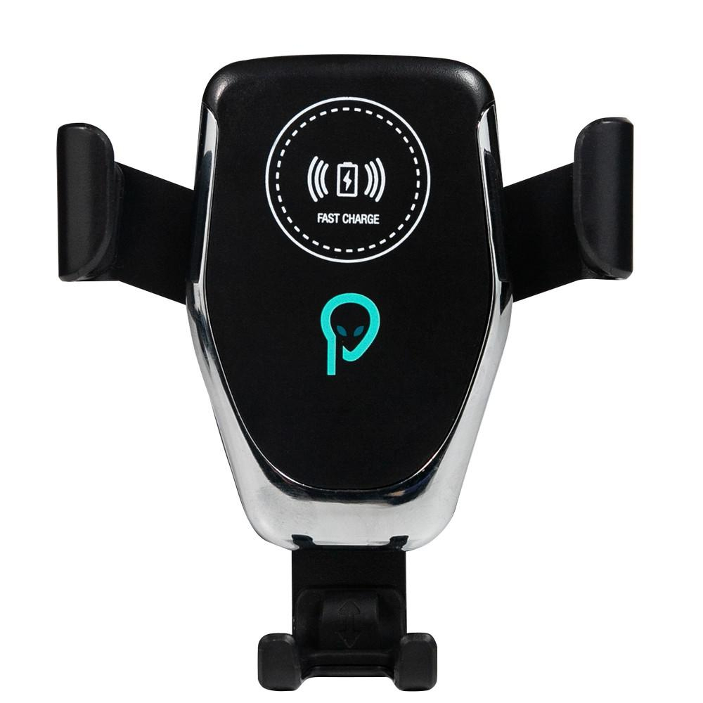 Suport auto si incarcator wireless SPACER pt. SmartPhone 2 in 1, fixare in grilaj, incarcare wireless Qi 10W [2]