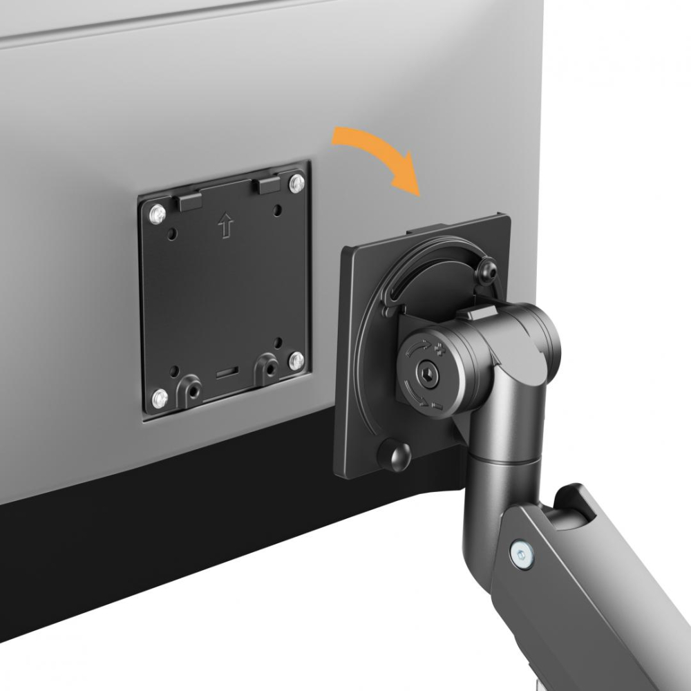 Suport monitor Serioux MM80-C012, compatibilitate dimensiune ecran 17"-57", arc cu gaz, greutate maximă suportata: (per ecran): 2~27 kg, greutate maximă suportata pentru ecran curbat (per ecran): 1 ~  [6]