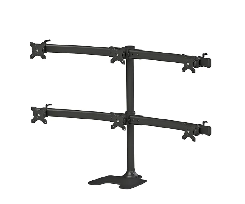 Suport 6 monitoare Neomounts FPMA-D700DD6, 10-27'', birou, VESA Maxim 100x100 mm [2]