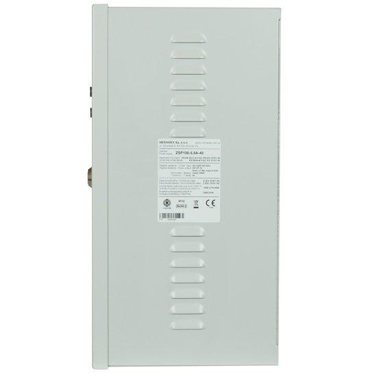 Sursa de alimentare pentru sisteme de detectie incendiu 24V/5.5A in cutie metalica Merawex ZSP100-5.5A-40, loc pentru 2 acumulatori 12V/40Ah, Tensiune de intrare: 100/230VAC, eficienta ridicata sub sa [2]