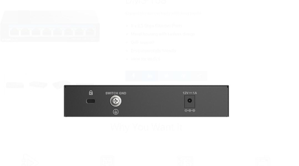 Switch D-Link DMS-108, 8 porturi, 2.5G [3]