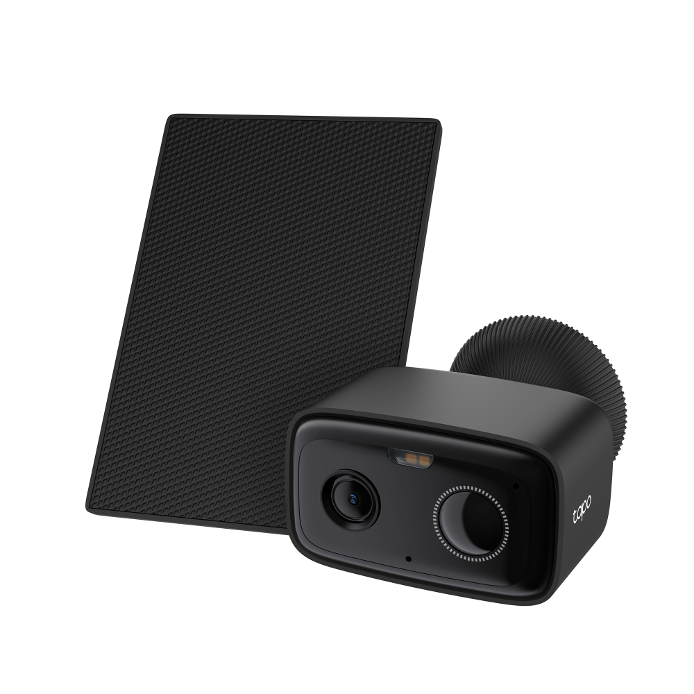 Tapo Solar-Powered Security Camera Kit, Image Sensor: 1/3" Progressive Scan CMOS Sensor, Lens: Focal Length: 3.16mm ±5%, 1080P 2MP (1920×1080 px), frame rate 15 fps [2]