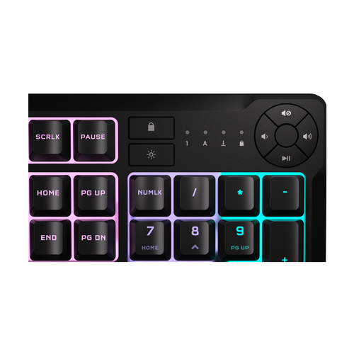 Tastatura Mecanica Gaming Corsair K55 CORE RGB, RGB, USB, Negru [3]