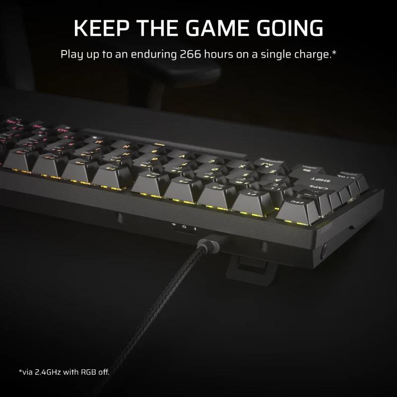 Tastatura Mecanica Gaming CORSAIR K65 PLUS, USB, negru [8]