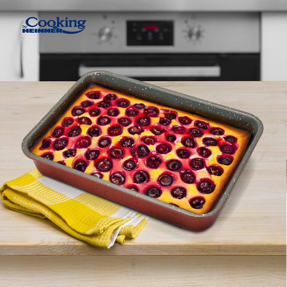 TAVA CUPTOR ACOPERIRE CERAMICA, 35X26X7 CM, ANCA, COOKING BY HEINNER [3]