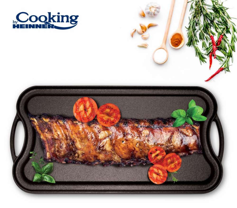 TAVA GRILL/PLITA FONTA PURA, 51X26X2.5 CM, COOKING BY HEINNER [4]