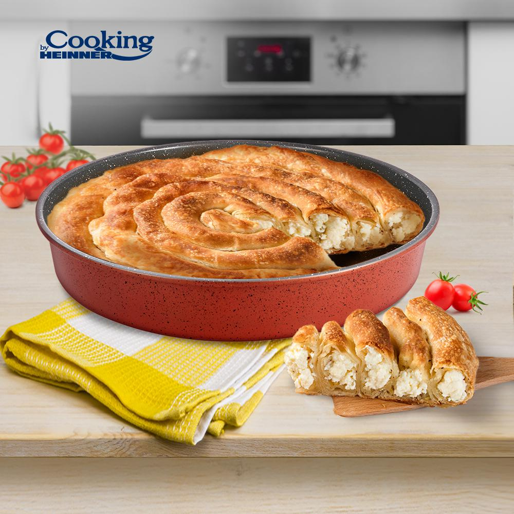 TAVA ROTUNDA ACOPERIRE CERAMICA 40x7 CM, ANCA, COOKING BY HEINNER [2]