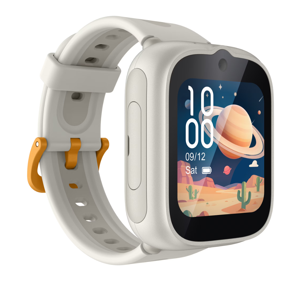 Smartwatch pentru copii TCL MOVETIME Kids' Watch MT48, 42.7 mm, Lunar Cream [4]
