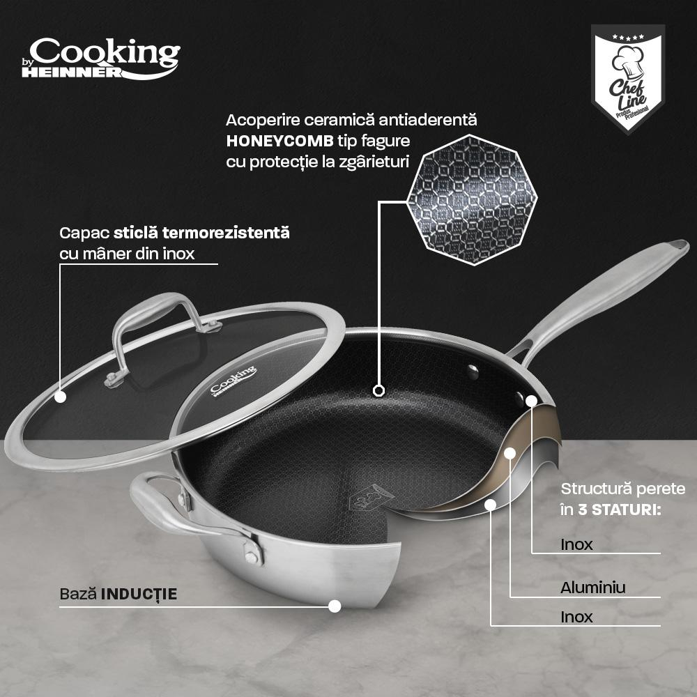 TIGAIE ADANCA+CAPAC, 24x6.5 CM, TITANIUM3, COOKING BY HEINER [7]