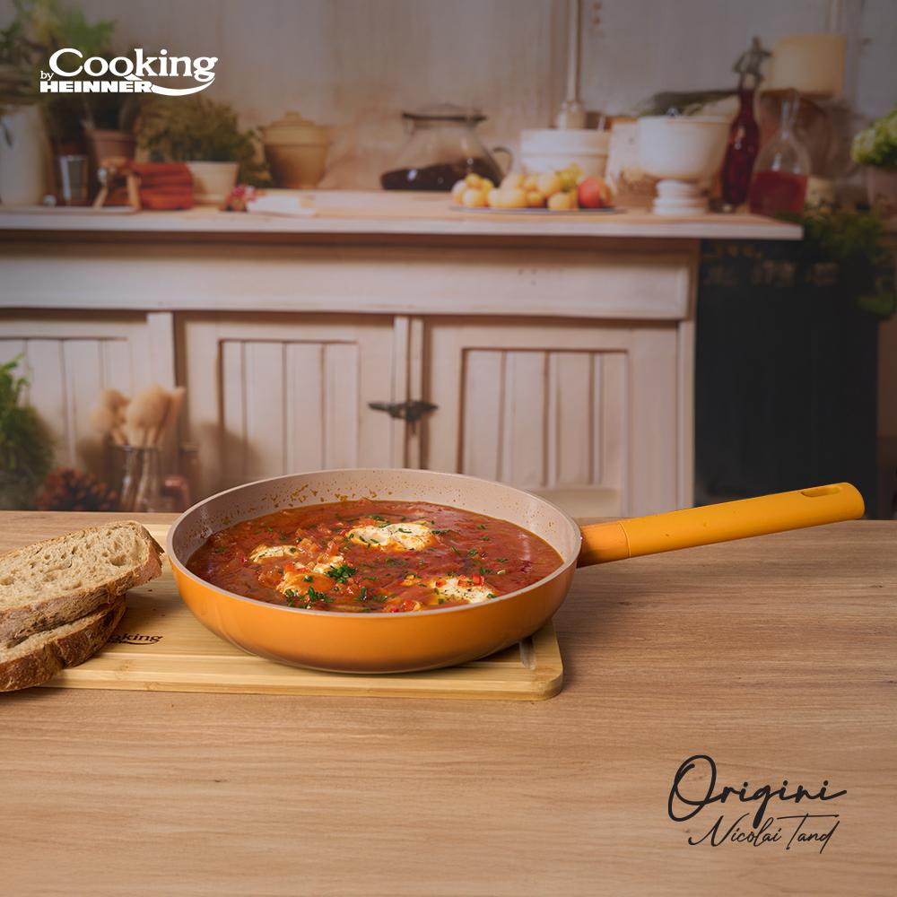 TIGAIE ALUMINIU TURNAT + CAPAC 26x5CM, NICOLAI TAND, ORIGINI, COOKING BY HEINNER [7]