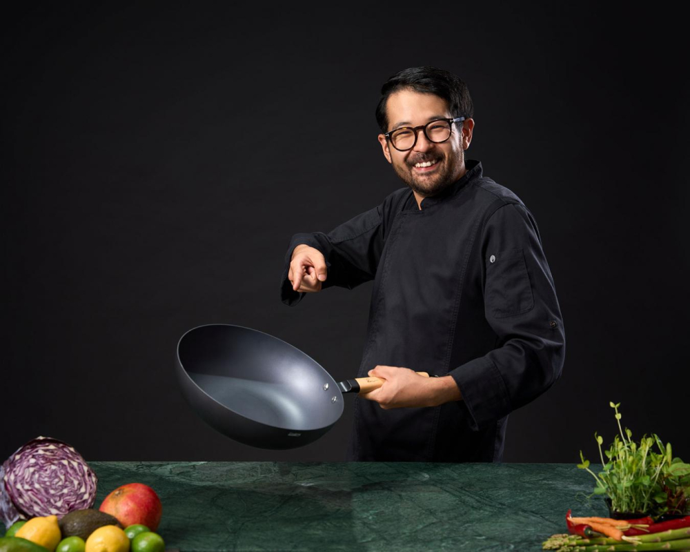 TIGAIE WOK 32X9 CM, RIKITO WATANABE, SAMURAI GOURMET, COOKING BY HEINNER [7]
