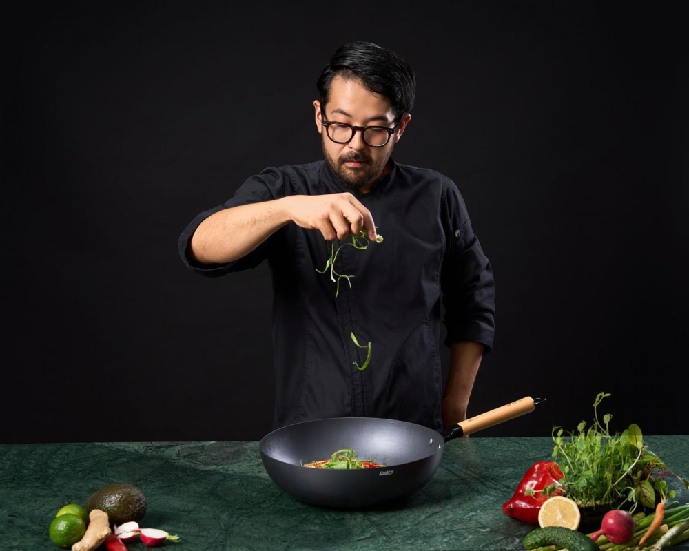 TIGAIE WOK 32X9 CM, RIKITO WATANABE, SAMURAI GOURMET, COOKING BY HEINNER [8]