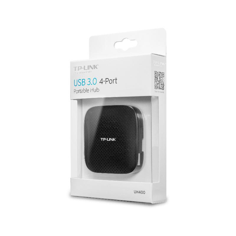 Hub USB TP-Link UH400 USB-A, 4 porturi, Negru [2]