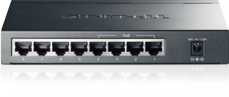 Switch TP-Link TL-SG1008P, 8 port, 10/100/1000 Mbps [2]