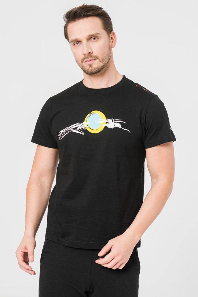 TRICOU CASUAL MANA BICICLETA BARBATI BLACK-XL [3]