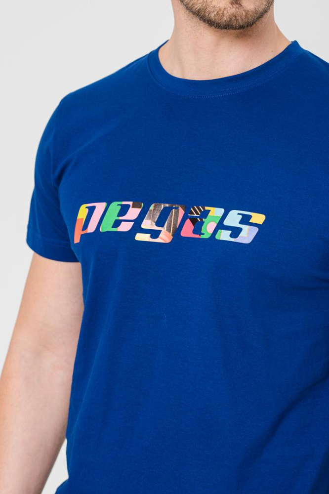 TRICOU LOGO MULTICOLOR BARBATI ROYAL BLUE-XL [6]