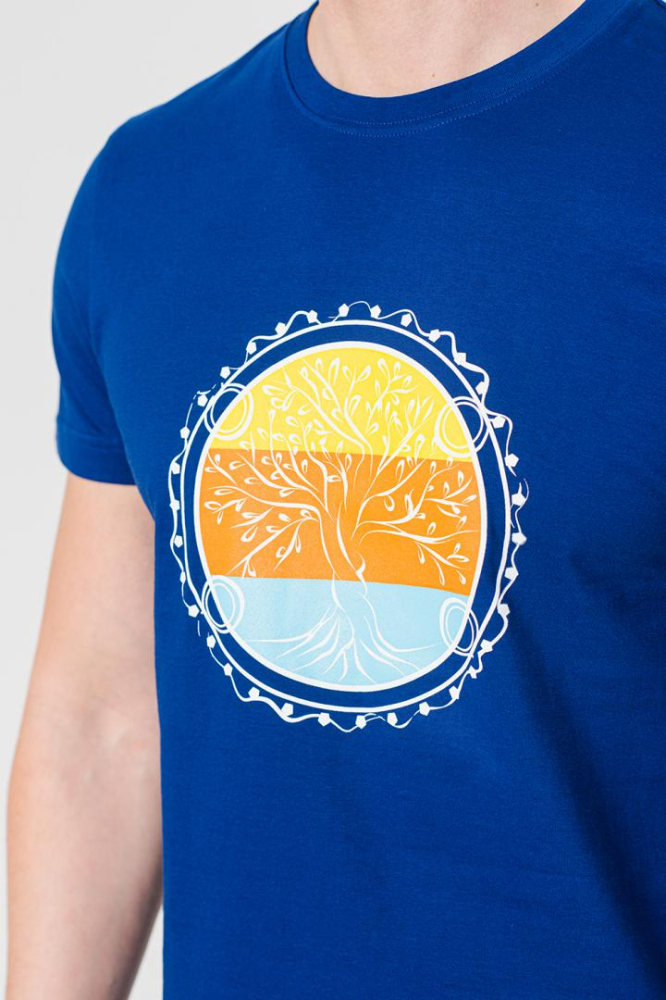 TRICOU ROATA FAMILIE BARBATI ROYAL BLUE-L [6]