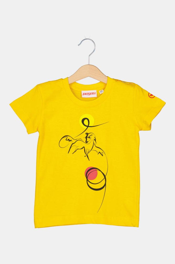 TSHIRT CASUAL C CAL PEGAS YELLOW-6 [2]