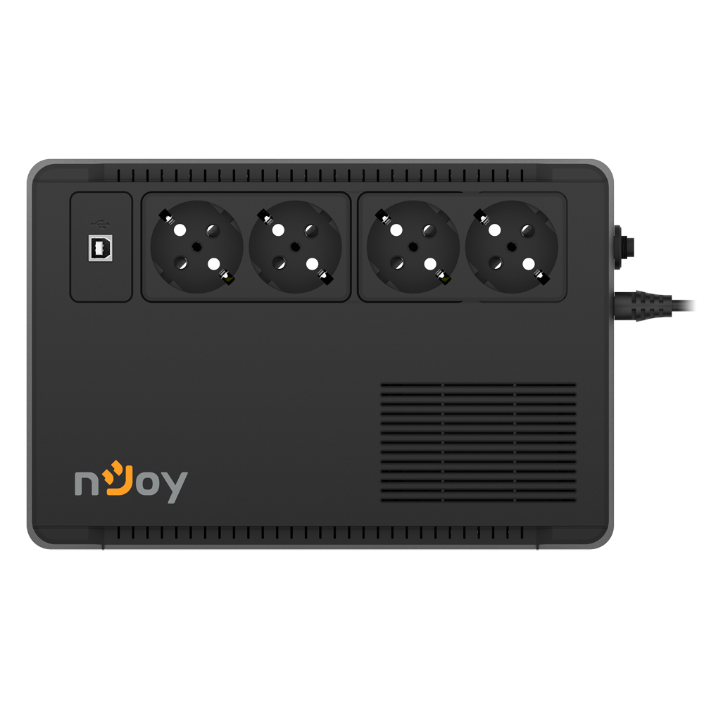 UPS nJoy Soter 600, 600VA/ 360W, 4 Prize Schuko cu protectie [4]