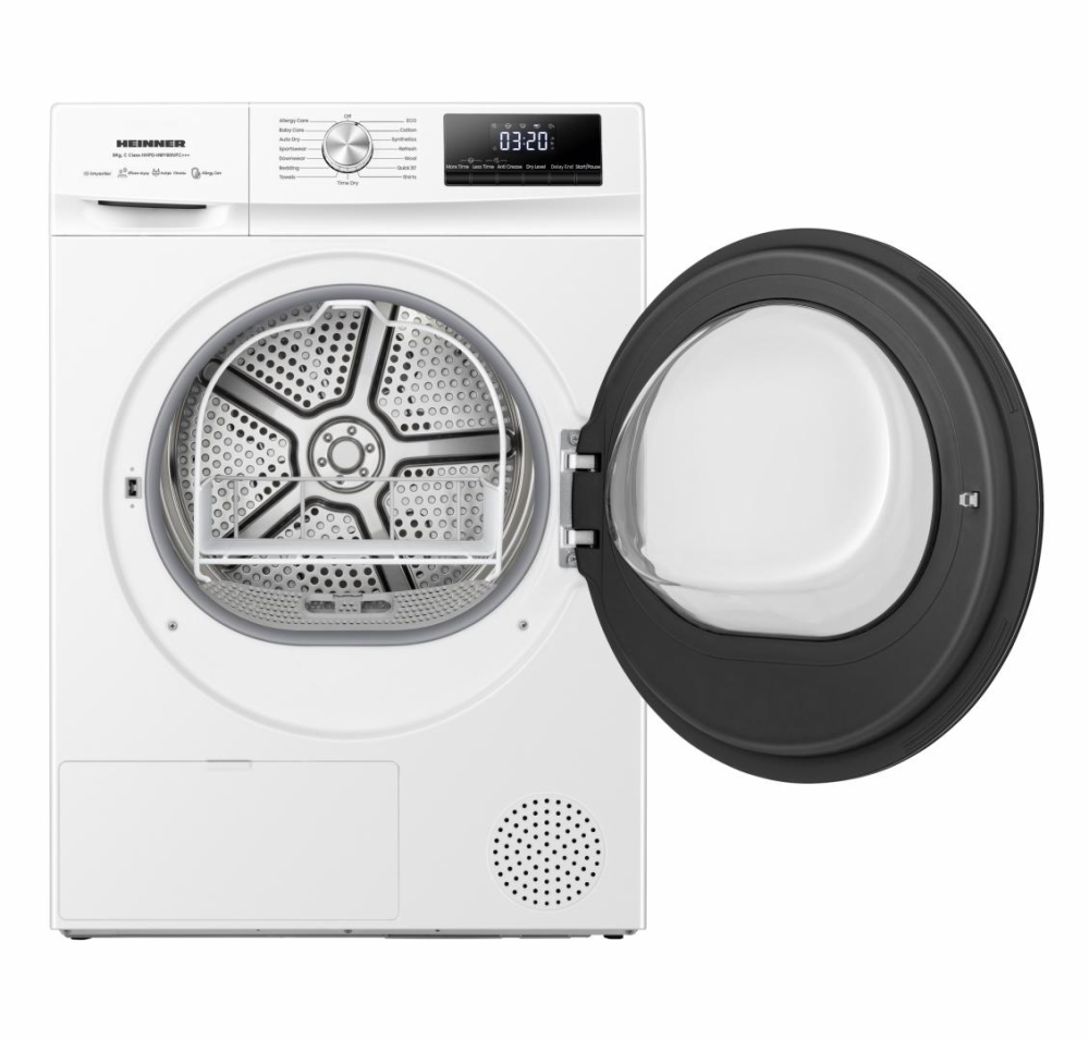 Uscator de rufe HEINNER HHPD-HMY80IVFC+++, 8 kg, Inverter, Clasa: C, Alb [2]