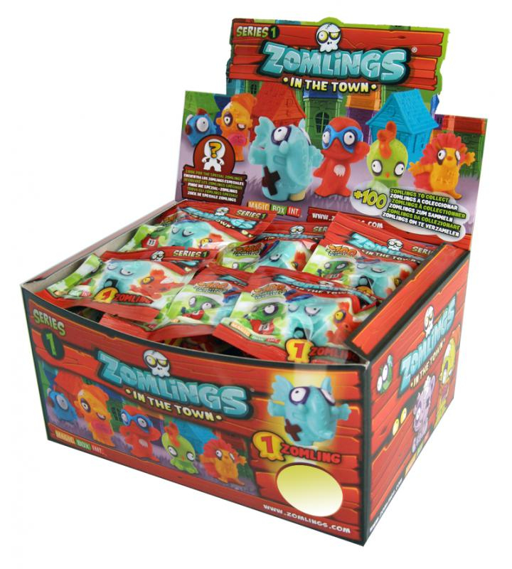 "Zomlings - blister cu o figurinaFigurinele Zomlings invadeaza locurile de joaca de pretutindeni!Creează-ți propriul oraș Zomlings. Plasează multe figurine. Este oîntreagă lume pe care o poți colecțio [1]