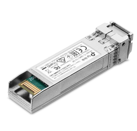 "10Gbase-SR SFP+ LC Transceiver SPEC: 850nm Multi-mode, LC Duplex Connector, Up to 300m Distance" [1]