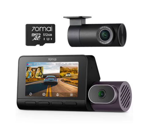 Auto-Moto - Camera auto DVR 70mai T800 Premium 4K, 146 FOV, ADAS, GPS, Night Vision,Wi-Fi