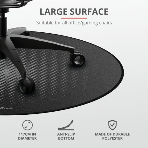 Accesorii console & PC - Accesoriu scaun gaming Trust Mika Round Floor Mat