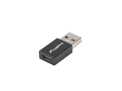 Conectica - Adaptor LANBERG AD-UC-UA-01, USB C/ USB A, Negru