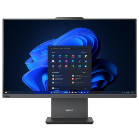 All in one PC - All-in-One Business Lenovo ThinkCentre neo 50a 24 Gen 6 LNL cu procesor Intel Core Ultra 7 256V pana la 5 GHz, 24 inch, FHD, 16 GB, Intel Arc Graphics 140V, FreeDos, White, 3 ani garantie